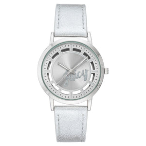 Juicy Couture Silver Plastic Dress Watch