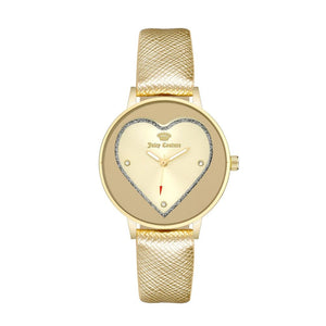 Juicy Couture Gold Plastic Dress Watch