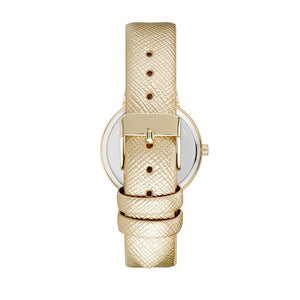 Juicy Couture Gold Plastic Dress Watch
