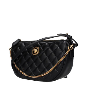Versace Black Leather Handbag
