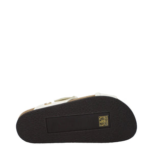 Valentino Garavani Beige Leather Slippers