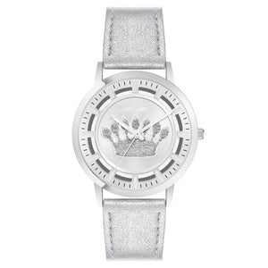 Juicy Couture Silver Plastic Dress Watch