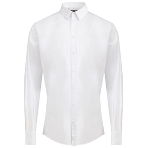 Dolce & Gabbana White Cotton Dress Shirt
