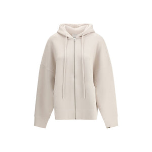 Extreme Cashmere White Cashmere Hoodie