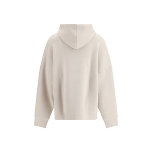 Extreme Cashmere White Cashmere Hoodie