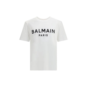Balmain White Cotton T-Shirt
