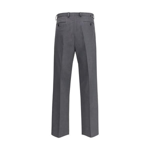 Prada Gray Fleece Wool Dress Pants