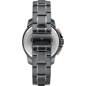 Maserati Black Stainless Steel Sport Watch