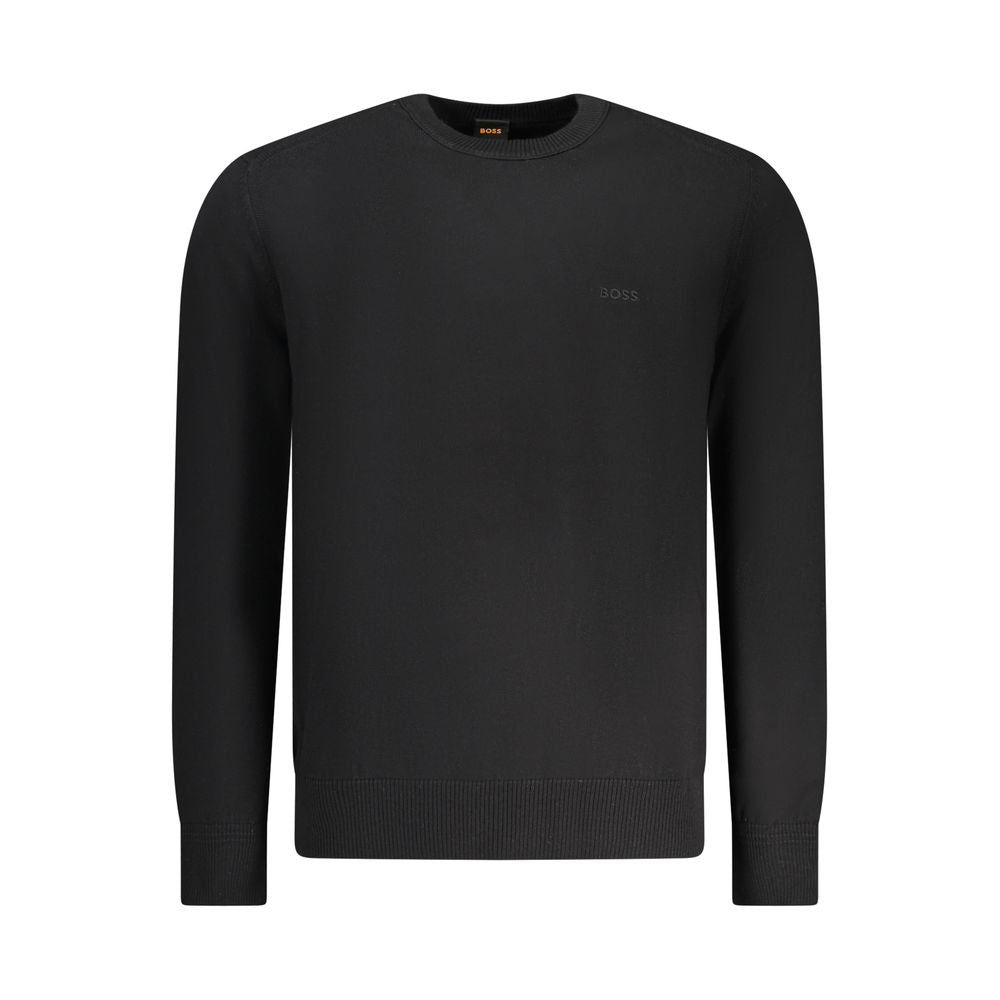 Hugo Boss Black Cotton Men's Sweater