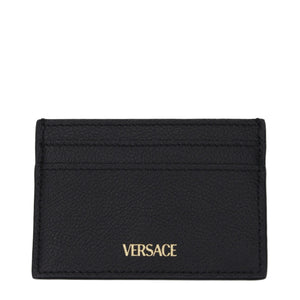 Versace Black Leather Cardholder