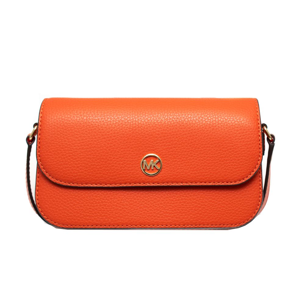 Michael Kors Orange Leather Crossbody Bag