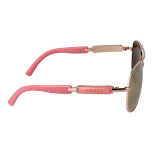 Guess Rose Gold Metal Sunglasses