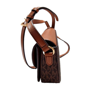 Michael Kors Brown Leather Crossbody Bag
