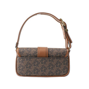 Michael Kors Brown Canvas Shoulder Bag