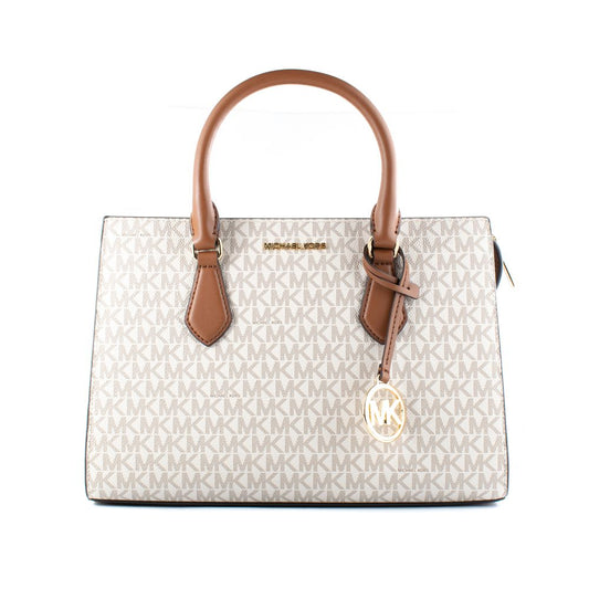 Michael Kors Beige Canvas Handbag