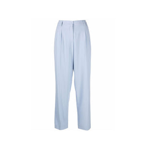 BLANCA VITA Blue Elastane Dress Pants