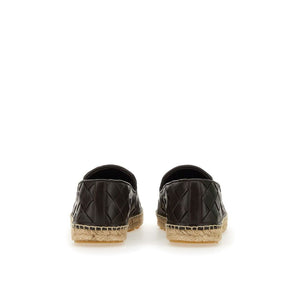 Bottega Veneta Brown Calfskin Espadrilles