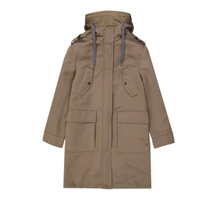 Brunello Cucinelli Brown Polyester Parka