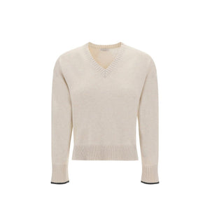 Brunello Cucinelli Beige Cashmere Cashmere Sweater