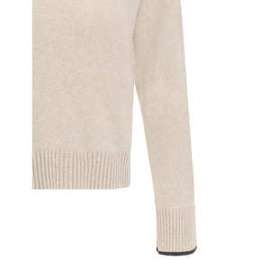 Brunello Cucinelli Beige Cashmere Cashmere Sweater