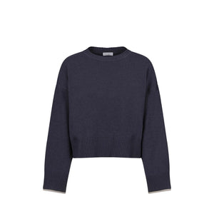 Brunello Cucinelli Blue Cashmere Cashmere Sweater