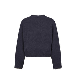 Brunello Cucinelli Blue Cashmere Cashmere Sweater