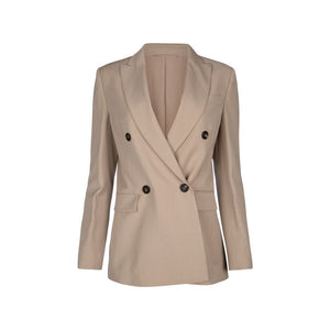 Brunello Cucinelli Beige Virgin Wool Blazer