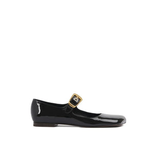 Chloé Black Calfskin Ballet Flats