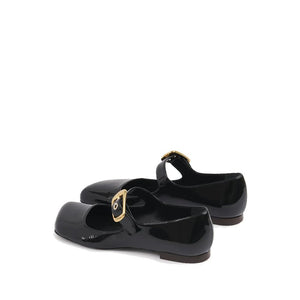 Chloé Black Calfskin Ballet Flats