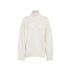 Chloé White Wool Sweatshirt