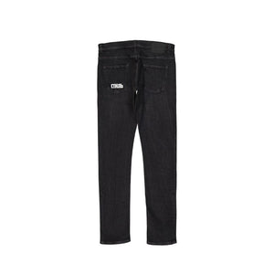 Heron Preston Black Cotton Slim Fit Jeans