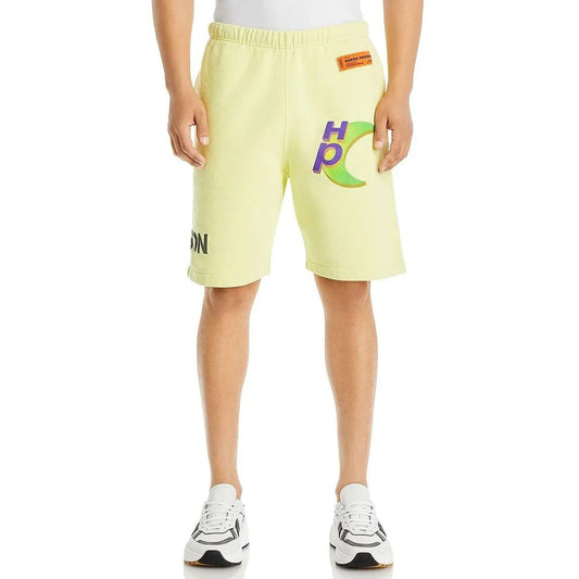 Heron Preston Bicolor Cotton Shorts