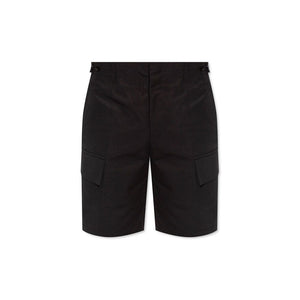 Jil Sander Black Cotton Cargo Shorts