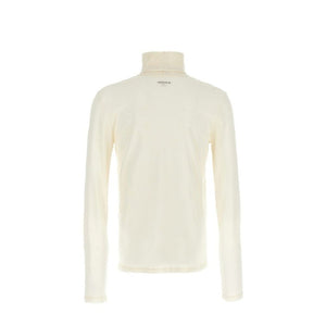Jil Sander White Polyester Turtleneck