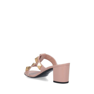 Valentino Garavani Beige Calfskin Platform Sandals
