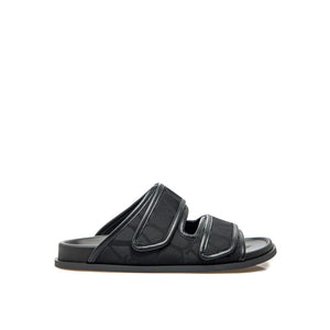 Valentino Garavani Black Fabric Sandals