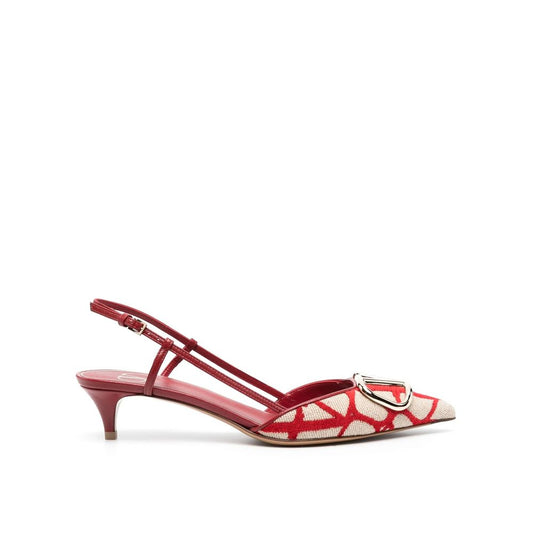 Valentino Garavani Multicolor Leather Mid Heel Pumps