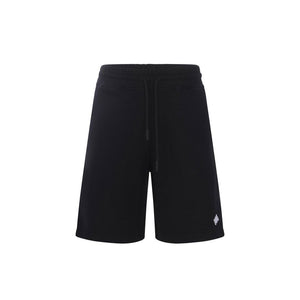 Marcelo Burlon Black Cotton Shorts