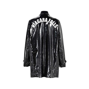 Dsquared² Black Polyethylene Coat