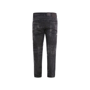 Dsquared² Black Cotton Jeans Denim