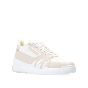 Giuseppe Zanotti White Calfskin Sneakers