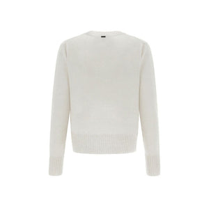 Herno White Cashmere Cashmere Sweater