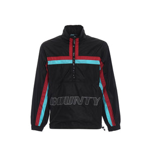 Marcelo Burlon Black Polyamide Shell Jacket