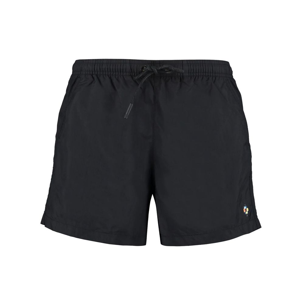 Marcelo Burlon Black Polyamide Short And Mini Shorts