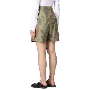 Marni Bicolor Cotton Bermuda Shorts