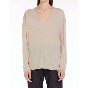 Max Mara Beige Cashmere Cashmere Sweater