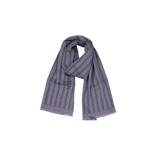Missoni Purple Wool Scarf