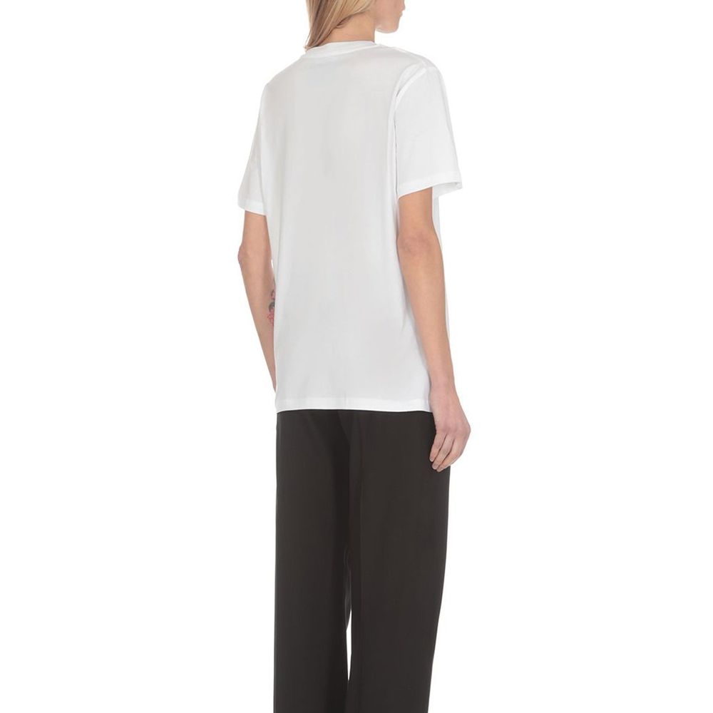 Moschino Couture White Cotton T-Shirt