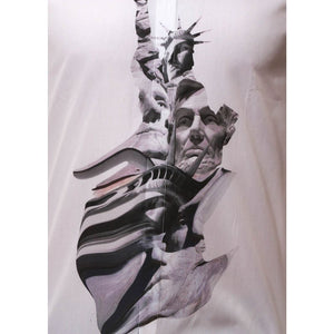 Neil Barrett White Cotton Pattern Shirt