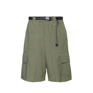 Off-White Bicolor Polyamide Cargo Shorts